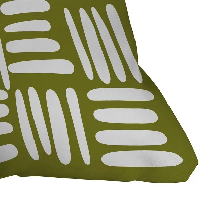 16"x16" Summer Sun Home Art Boho Square Throw Pillow Green - Deny Designs 4 16"x16" Summer Sun Home Art Boho Square Throw Pillow Green - Deny Designs - Image 2