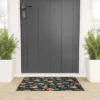 Heather Dutton Poppy Meadow Midnight Looped Vinyl Welcome Mat - Society6
