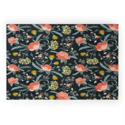 Heather Dutton Poppy Meadow Midnight Looped Vinyl Welcome Mat - Society6 13 Heather Dutton Poppy Meadow Midnight Looped Vinyl Welcome Mat - Society6 -Home Decor Store GUEST a7f2de60 0b18 4882 b618 22b425bba9dc