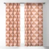 June Journal Triangular Lines In Terracotta Single Panel Sheer Window Curtain - Deny Designs 2 June Journal Triangular Lines In Terracotta Single Panel Sheer Window Curtain - Deny Designs -Home Decor Store GUEST aa94cabf 0f2d 4769 9865 a9fec069a941