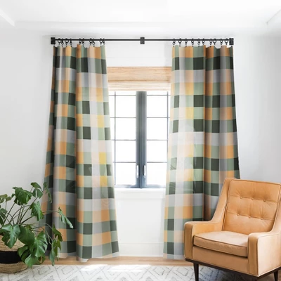 Miho Retro Color Illusion 84" X 50" Single Panel Blackout Window Curtain - Deny Designs 6 Miho Retro Color Illusion 84" X 50" Single Panel Blackout Window Curtain - Deny Designs - Image 4