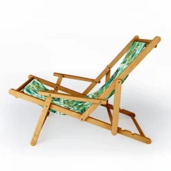 Marta Barragan Camarasa Leaf The Jungle Watercolor Sling Chair - Deny Designs