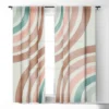 Emanuela Carratoni Double Retro Rainbows Single Panel Room Darkening Window Curtain 120" X 50" - Deny Designs 1 Emanuela Carratoni Double Retro Rainbows Single Panel Room Darkening Window Curtain 120" X 50" - Deny Designs -Home Decor Store GUEST ad0a12f9 68cb 408f af41 ca1d6ecea017