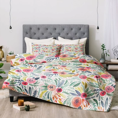 Dash And Ash Poppy Lane Comforter & Sham Set - Deny Designs 3 Dash And Ash Poppy Lane Comforter & Sham Set - Deny Designs