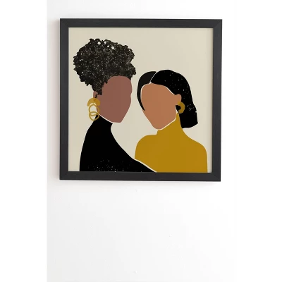 Domonique Brown Black Love No. 1 Framed Wall Art Black - Deny Designs 7 Domonique Brown Black Love No. 1 Framed Wall Art Black - Deny Designs - Image 5