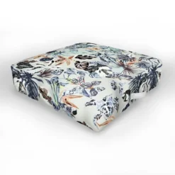 Marta Barragan Camarasa Modern Blue Jungle Outdoor Floor Cushion - Deny Designs -Home Decor Store GUEST ae8c4d71 4bc6 4849 9da1 903282c564be