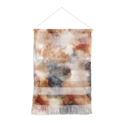 Ninola Design Western Dunes Abstract Watercolor Fiber Wall Hanging - Deny Designs 4 Ninola Design Western Dunes Abstract Watercolor Fiber Wall Hanging - Deny Designs - Image 2