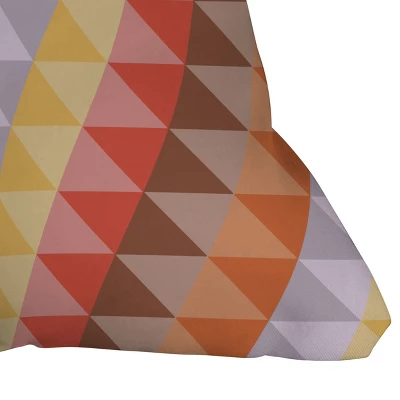 Sewzinski Desert Diamonds Outdoor Throw Pillow Orange - Deny Designs 3 Sewzinski Desert Diamonds Outdoor Throw Pillow Orange - Deny Designs