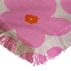 Daily Regina Designs Abstract Retro Flower Pink Woven Throw Blanket - Deny Designs -Home Decor Store GUEST b40b682d 50a3 4ac7 aeed 8011740070f3