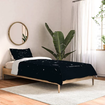 Cuss Yeah Designs Sagittarius Star Constellation Comforter Set - Deny Designs 3 Cuss Yeah Designs Sagittarius Star Constellation Comforter Set - Deny Designs