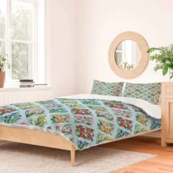 Deny Designs 3pc King Evanjelina And Co Japanese Collection Duvet And Sham Set