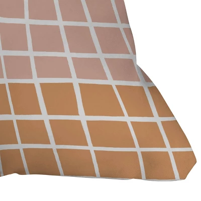 20"x20" Deny Designs Menina Lisboa Color Block Stripe Outdoor Throw Pillow Terracotta: UV Protected, Mildew Resistant 4 20"x20" Deny Designs Menina Lisboa Color Block Stripe Outdoor Throw Pillow Terracotta: UV Protected, Mildew Resistant - Image 2