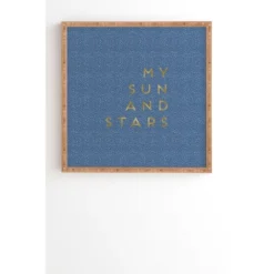 Orara Studio My Sun And Stars Bamboo Framed Wall Art - Deny Designs -Home Decor Store GUEST b929668d 273d 4703 8638 1084a89d4f08
