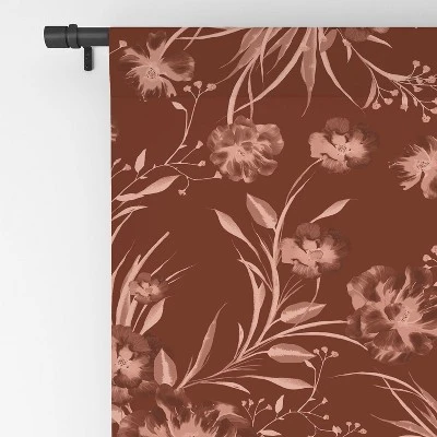 Gabriela Fuente Holiday Floral 50" X 84" Single Panel Room Darkening Window Curtain - Deny Designs 5 Gabriela Fuente Holiday Floral 50" X 84" Single Panel Room Darkening Window Curtain - Deny Designs - Image 3