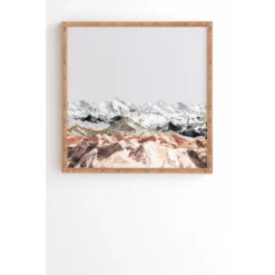 Iveta Abolina Pastel Mountains Bamboo Framed Wall Art - Deny Designs -Home Decor Store GUEST be0bb970 8502 4145 a8db c748727029c9
