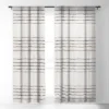 Holli Zollinger LINEN STRIPE RUSTIC Single Panel Sheer Window Curtain - Deny Designs -Home Decor Store GUEST bf014877 bbf3 4d19 b642 69c283317175
