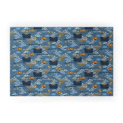 Marni Love And Light Blue Hanukkah Looped Vinyl Welcome Mat - Society6 -Home Decor Store GUEST bf8d140f 72a3 42f2 b469 c2f962f14c82