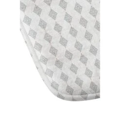 Holli Zollinger Boho Diamond Memory Foam Bath Mat White - Deny Designs