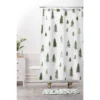 Gabriela Fuente Winter Forest Shower Curtain Green - Deny Designs