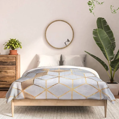 Elisabeth Fredriksson Soft Gradient Cubes II 100% Cotton Comforter Set - Deny Designs 4 Elisabeth Fredriksson Soft Gradient Cubes II 100% Cotton Comforter Set - Deny Designs - Image 2