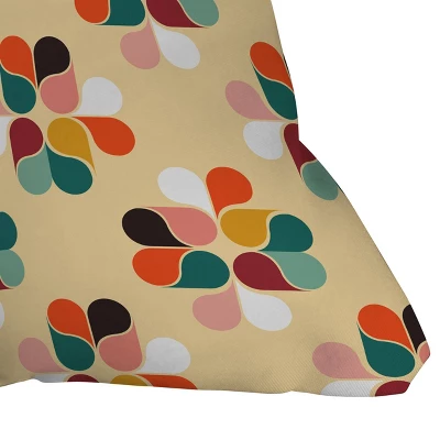 Showmemars Retro Geometry Outdoor Throw Pillow Yellow - Deny Designs 3 Showmemars Retro Geometry Outdoor Throw Pillow Yellow - Deny Designs