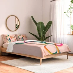 Deny Designs ThirtyOne Illustrations Love And Aberration Comforter Set Pink