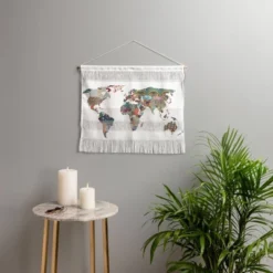 Bianca Green Louis Armstrong Told Us So Wall Hanging Landscape Tapestries Green - Deny Designs