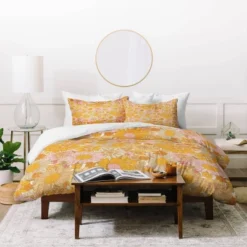 Deny Designs 3pc Iveta Abolina Retro Florals Comforter Bedding Set Orange -Home Decor Store GUEST c6b3ef3b 10d4 49be 9c3c 1faeb061013e
