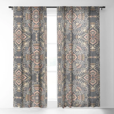 Pimlada Phuapradit Kaasni Gray Single Panel Sheer Window Curtain - Deny Designs 3 Pimlada Phuapradit Kaasni Gray Single Panel Sheer Window Curtain - Deny Designs