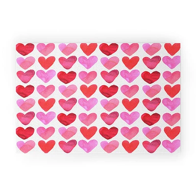 Amy Sia Heart Watercolor Looped Vinyl Welcome Mat - Society6 7 Amy Sia Heart Watercolor Looped Vinyl Welcome Mat - Society6 - Image 5