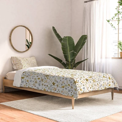 Ninola Design Winter Stars Holiday Cotton Comforter & Sham Set - Deny Designs 3 Ninola Design Winter Stars Holiday Cotton Comforter & Sham Set - Deny Designs