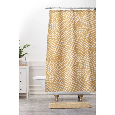 Dune Dots 3 Shower Curtain - Deny Designs 4 Dune Dots 3 Shower Curtain - Deny Designs - Image 2