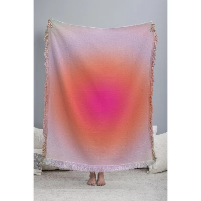 Daily Regina Designs Vintage Colorful Gradient Woven Throw Blanket - Deny Designs 4 Daily Regina Designs Vintage Colorful Gradient Woven Throw Blanket - Deny Designs - Image 2