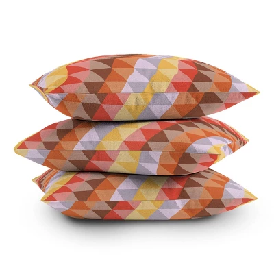 Sewzinski Desert Diamonds Outdoor Throw Pillow Orange - Deny Designs 4 Sewzinski Desert Diamonds Outdoor Throw Pillow Orange - Deny Designs - Image 2