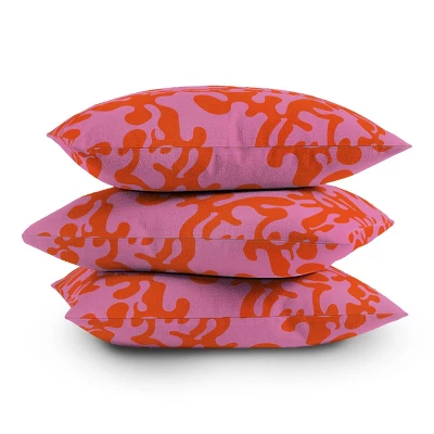 16"x16" Camilla Foss Shapes Square Throw Pillow Pink - Deny Designs 5 16"x16" Camilla Foss Shapes Square Throw Pillow Pink - Deny Designs - Image 3