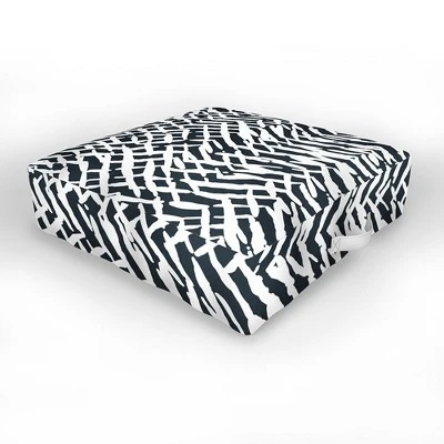 Ninola Design Japandi Texture Marks Outdoor Floor Cushion - Deny Designs 4 Ninola Design Japandi Texture Marks Outdoor Floor Cushion - Deny Designs - Image 2