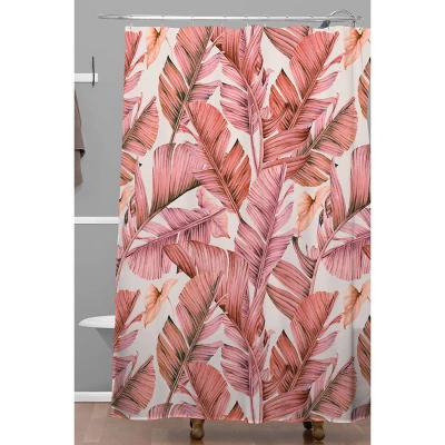 Marta Barragan Camarasa Jungle Paradise Shower Curtain Pink - Deny Designs 3 Marta Barragan Camarasa Jungle Paradise Shower Curtain Pink - Deny Designs