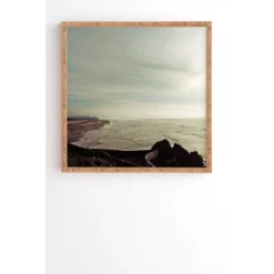 Chelsea Victoria A Day At The Beach Bamboo Framed Wall Art - Deny Designs -Home Decor Store GUEST d7f5aacc fda8 465b 98c0 25f655178c0e