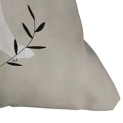 Hello Twiggs Halloween Ghost Cat Square Throw Pillow Tan - Deny Designs 4 Hello Twiggs Halloween Ghost Cat Square Throw Pillow Tan - Deny Designs - Image 2