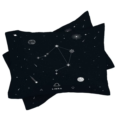 Cuss Yeah Designs Libra Star Constellation Comforter Set - Deny Designs 4 Cuss Yeah Designs Libra Star Constellation Comforter Set - Deny Designs - Image 2