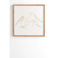 Nature Magick Adventure Mountains Bamboo Framed Wall Art White/Gold - Deny Designs 10 Nature Magick Adventure Mountains Bamboo Framed Wall Art White/Gold - Deny Designs -Home Decor Store GUEST dd917173 a8aa 4837 a20a 035c874e7b6c