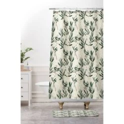 Olive Bloom Shower Curtain Green - Deny Designs 7 Olive Bloom Shower Curtain Green - Deny Designs -Home Decor Store GUEST deab182a 9605 4169 a107 ebb631792b34