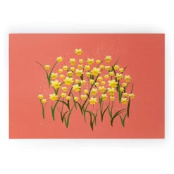 Joy Laforme Pansies In Gold And Coral Welcome Mat - Society6 7 Joy Laforme Pansies In Gold And Coral Welcome Mat - Society6 -Home Decor Store GUEST df60683e 8456 4627 822f 99a907783c8f