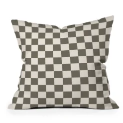 16"x16" Deny Designs Carey Copeland Checker Outdoor Throw Pillow Green: Abstract Design, Polyester Fill, Square Shape -Home Decor Store GUEST e07a1198 539c 4a67 84a6 317577443f62
