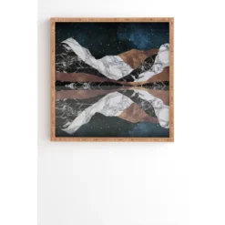 Orara Studio Landscape Mountains Bamboo Framed Wall Art - Deny Designs -Home Decor Store GUEST e1a475ca c96c 4367 accc 42fe2a96627d