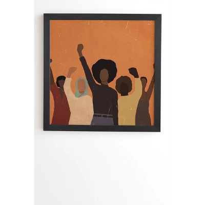 Nawaalillustrations Power To The People Framed Wall Art Black - Deny Designs 7 Nawaalillustrations Power To The People Framed Wall Art Black - Deny Designs - Image 5