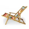 Little Arrow Design Co Serape Southwest Stripe Folding Lounge Chair - Deny Designs