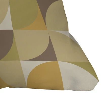 16"x16" Alisa Galitsyna Retro Geometry I Square Throw Pillow Green - Deny Designs 4 16"x16" Alisa Galitsyna Retro Geometry I Square Throw Pillow Green - Deny Designs - Image 2