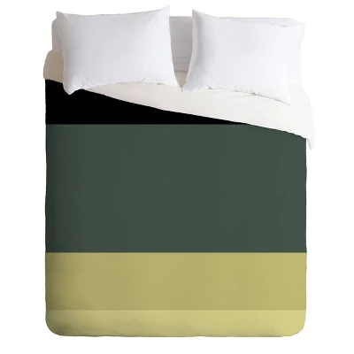 Colour Poems Contemporary Color Block V Duvet Set - Deny Designs 3 Colour Poems Contemporary Color Block V Duvet Set - Deny Designs