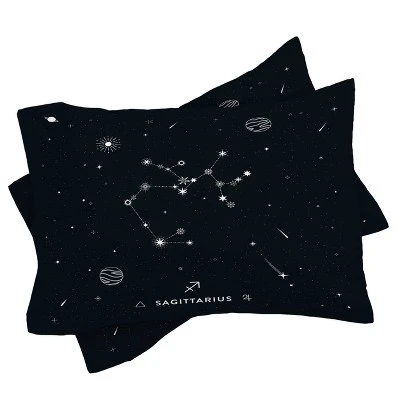 Cuss Yeah Designs Sagittarius Star Constellation Comforter Set - Deny Designs 4 Cuss Yeah Designs Sagittarius Star Constellation Comforter Set - Deny Designs - Image 2